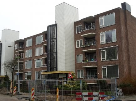 Renovatie 3 flatgebouwen Maaslaan Groningen
